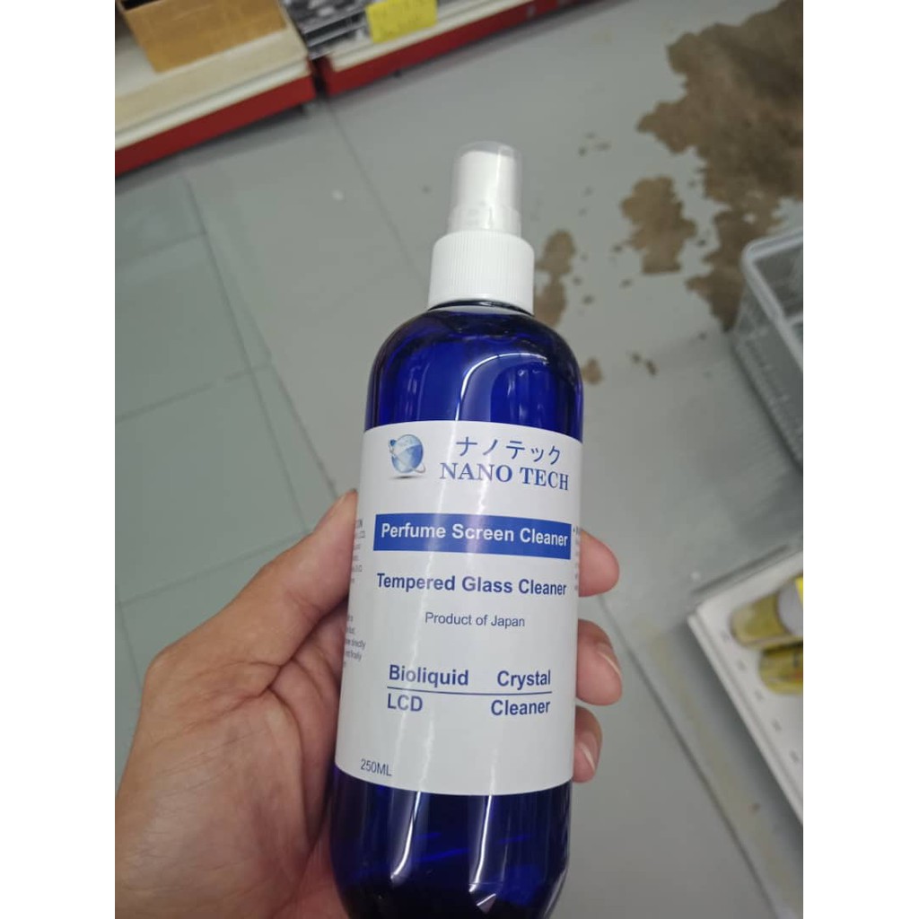 Nano Tech Perfume Screen Cleaner Lcd Mobile Tv Laptops 250ml Shopee Malaysia