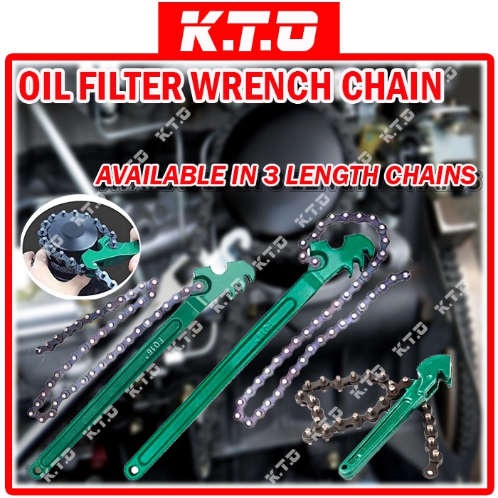 OIL FILTER WRENCH CHAIN TYPE OIL FILTER OPENER IN 9 INCH 12 INCH 16