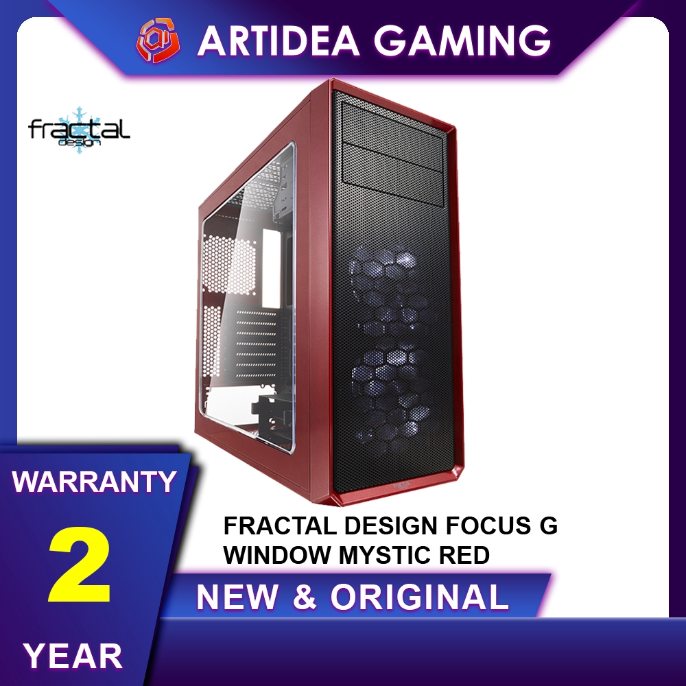 Fractal Design Focus G Window Mystic Red Fd Ca Focus Rd W Shopee Malaysia