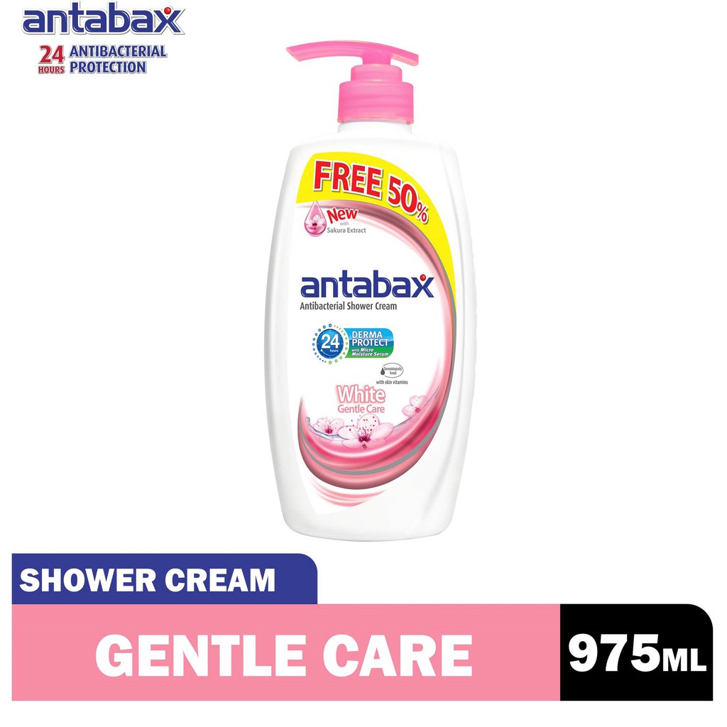 Antabax Shower Cream White Gentle Care 975ml Shopee Malaysia