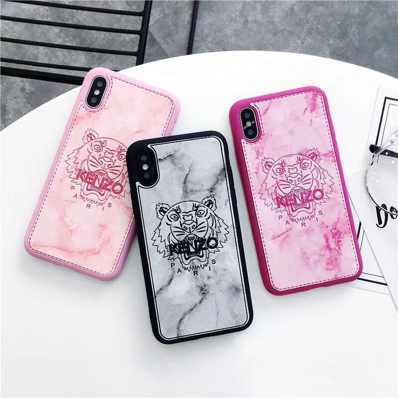 pink kenzo iphone 8 plus case