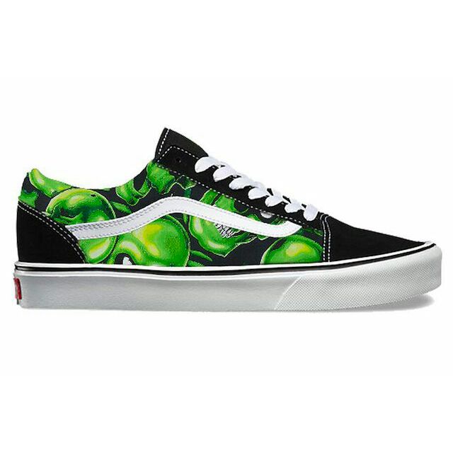 vans green skull