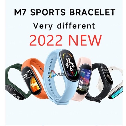 2022 new M7 smart watch women men's blood pressure monitor sports fitness bracelet SmartBand Bluetooth 5.0 monitor PK M6 M5 M4