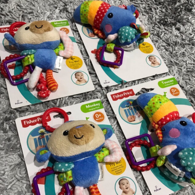 fisher price monkey stuffed animal