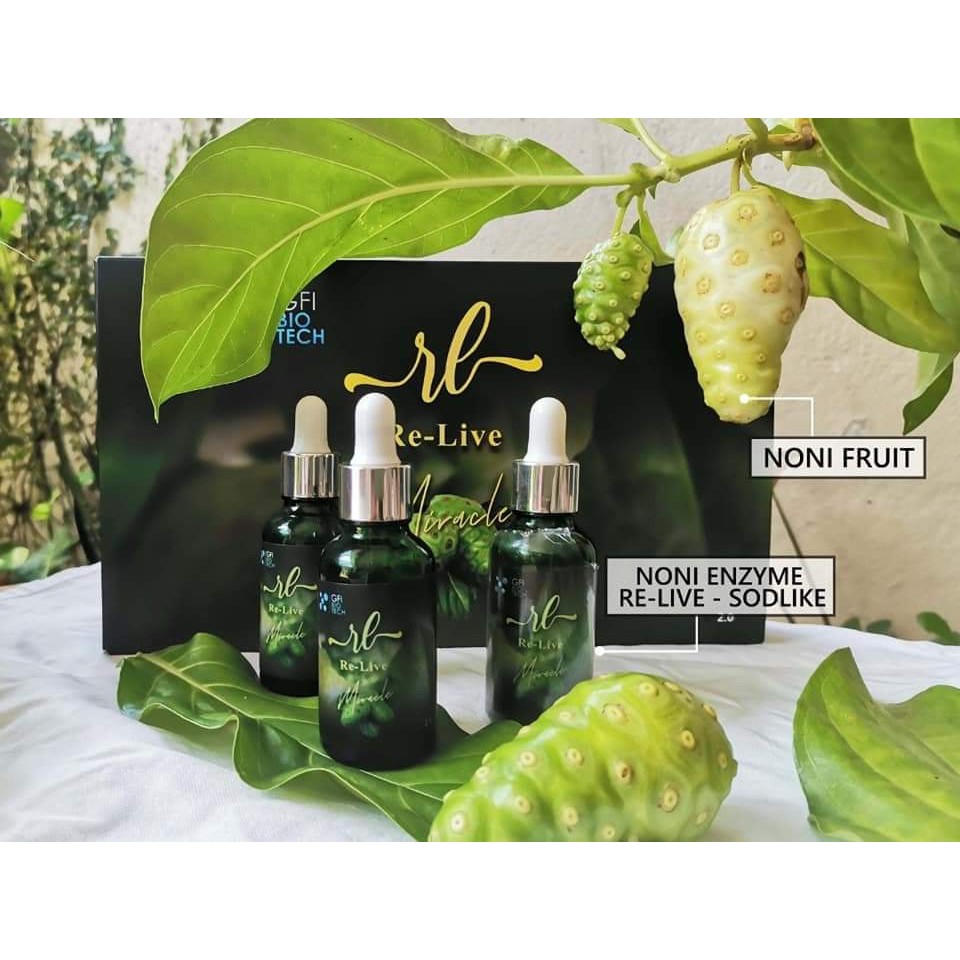 Noni Re Live Sodlike Miracle2 0诺丽果酵素a Box Of 5 Bottle Shopee Malaysia