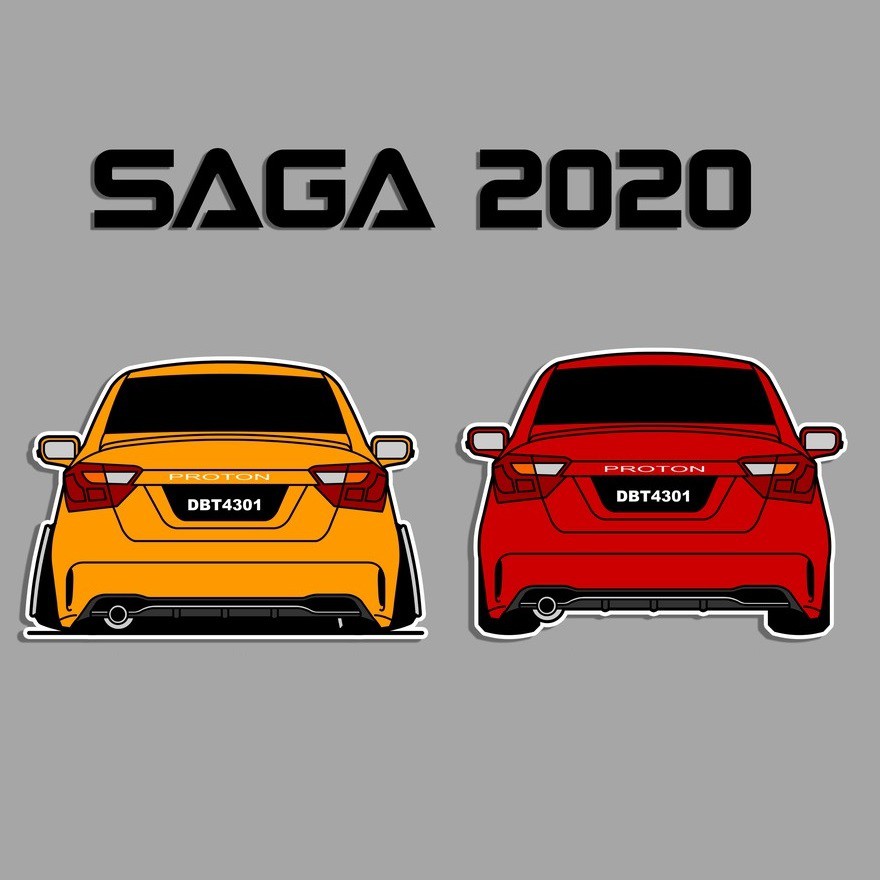Saga kereta baru proton Harga Proton