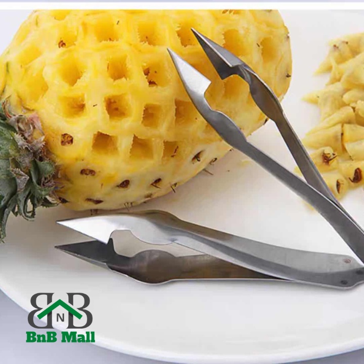 Stainless Steel Pineapple Eye Peeler Seed Remover Clip Slicer Cutter Fruit Tool Kitchen Accessories 黄梨挖眼夹 黄梨去籽夹