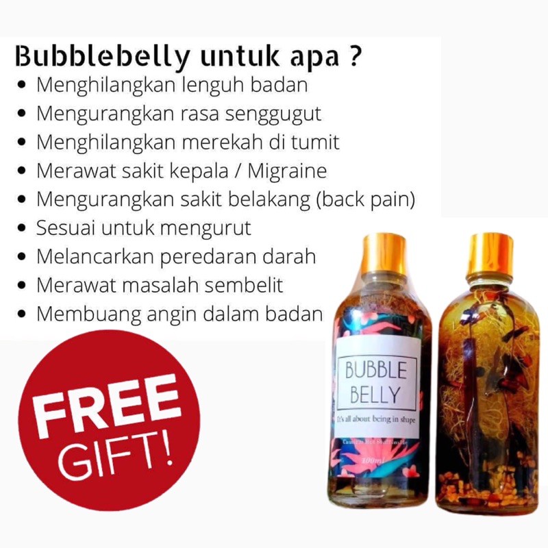 Buy Original Ready Stock Bubble Belly Oil Minyak Urut Membakar Lemak Bubblebelly Oil Fat Burner Buang Angin Kempiskan Perut Seetracker Malaysia