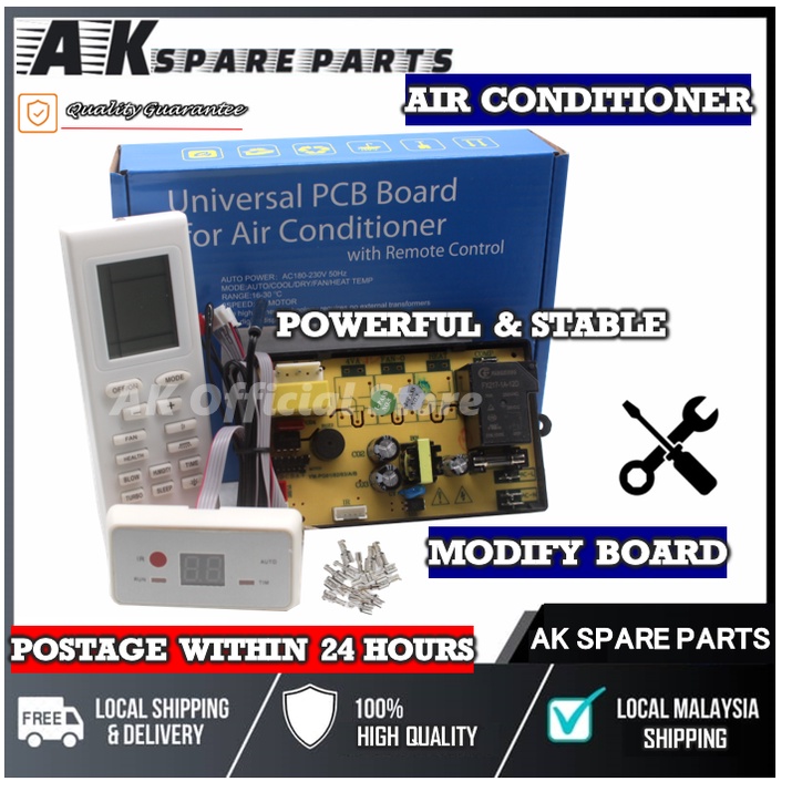 Universal Modify PCB Board For Air Conditioner with Remote Control pcb