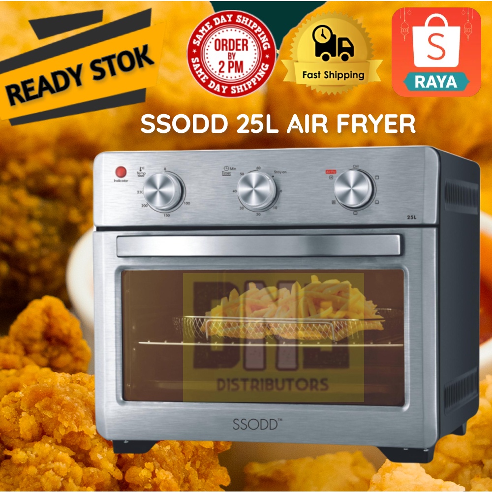 SSODD 25Litres Air Fryer Oven 25L 25 Ready Stock