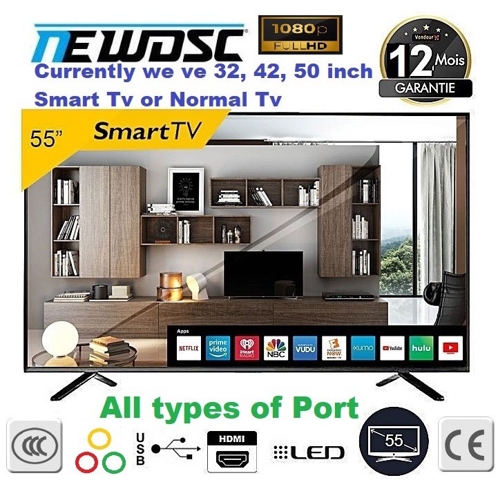 New Dsc Tv Smart Normal Tv 32 42 46 60 70 Inch Shopee Malaysia