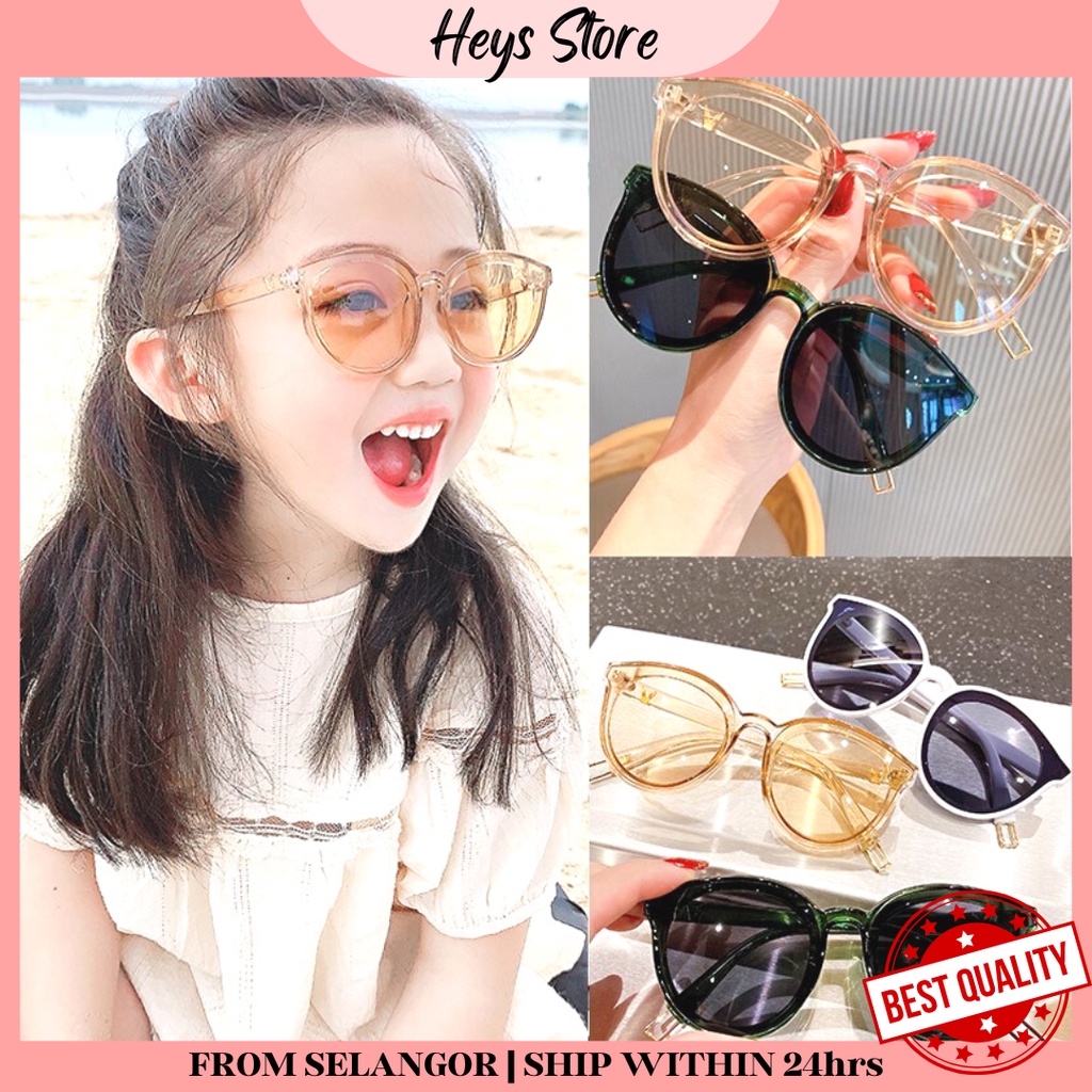 New Design Kids Sunglasses Fashionable Sungalsses Trendy Eyewear Cermin Mata Hitam Kanak