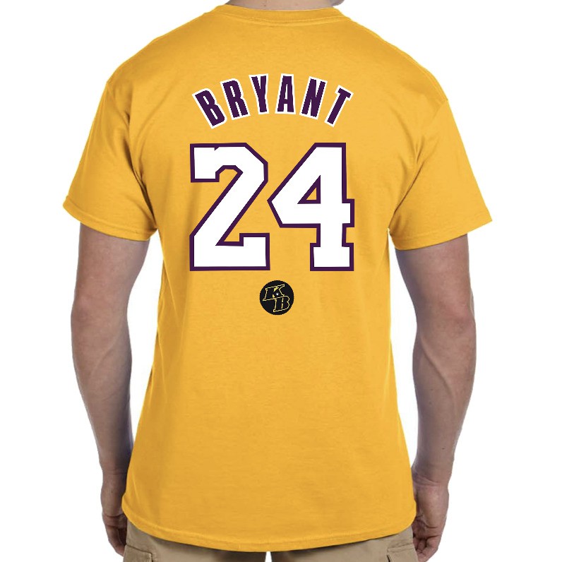 kobe bryant shirt numbers