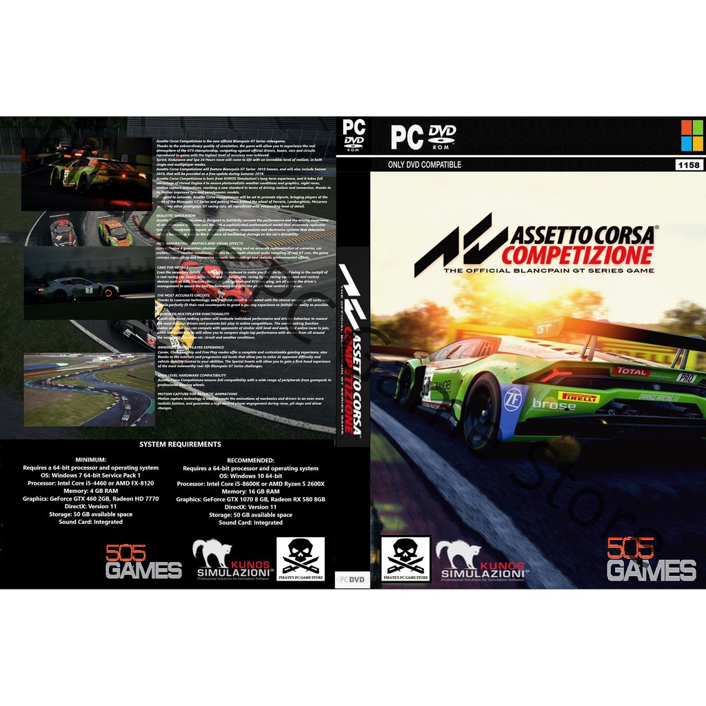 (PC) Assetto Corsa Competizione | Shopee Malaysia