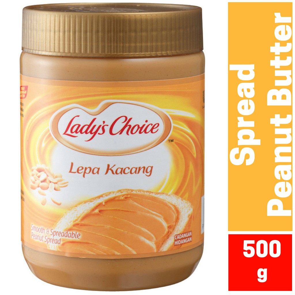 Ladys Choice Spread Peanut Butter 500g Shopee Malaysia 5480