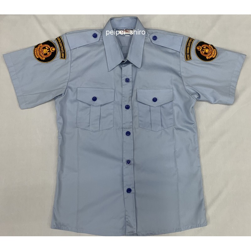 BAJU LENGAN PENDEK UNIFORM KADET  BOMBA  NO 3 WITHOUT 