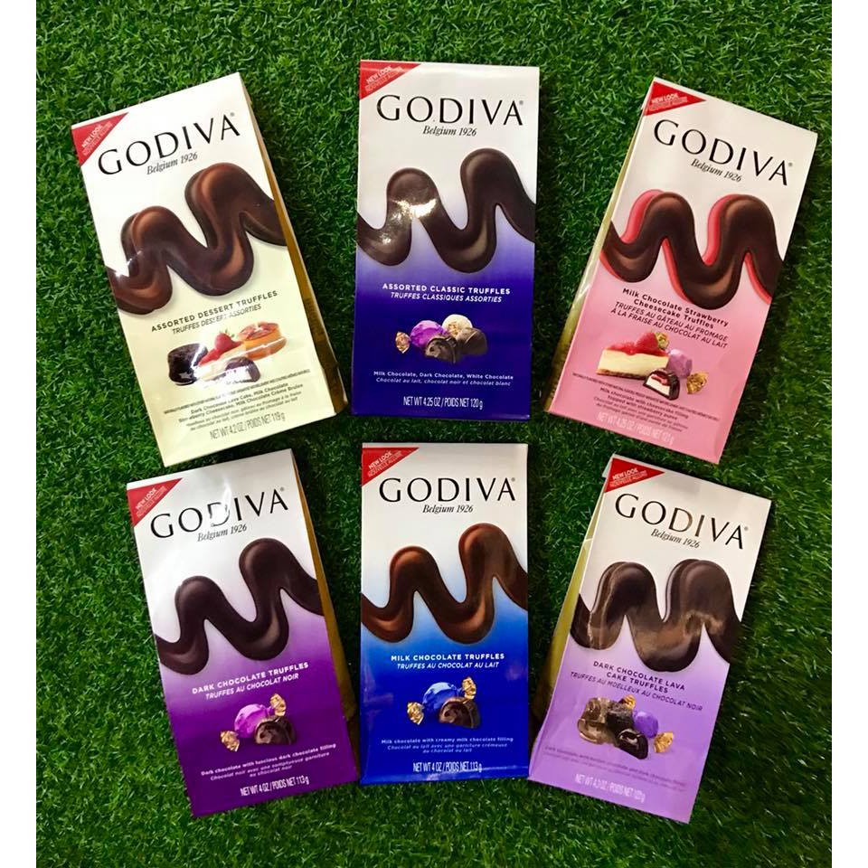Godiva Truffles Chocolate Wrap Bag 120g Shopee Malaysia