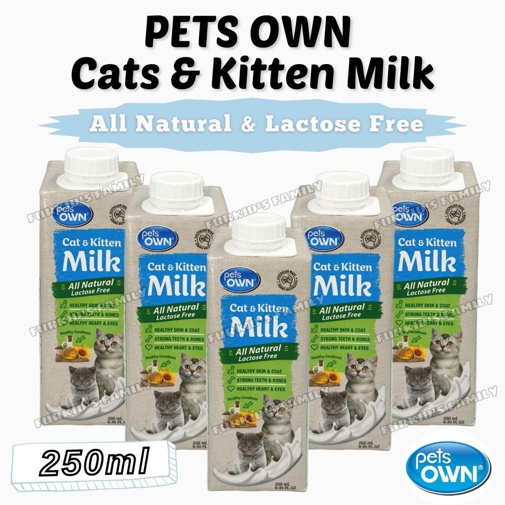 Pets Own Milk For Cat & Kitten Lactose Free Pet Milk / Susu Kucing