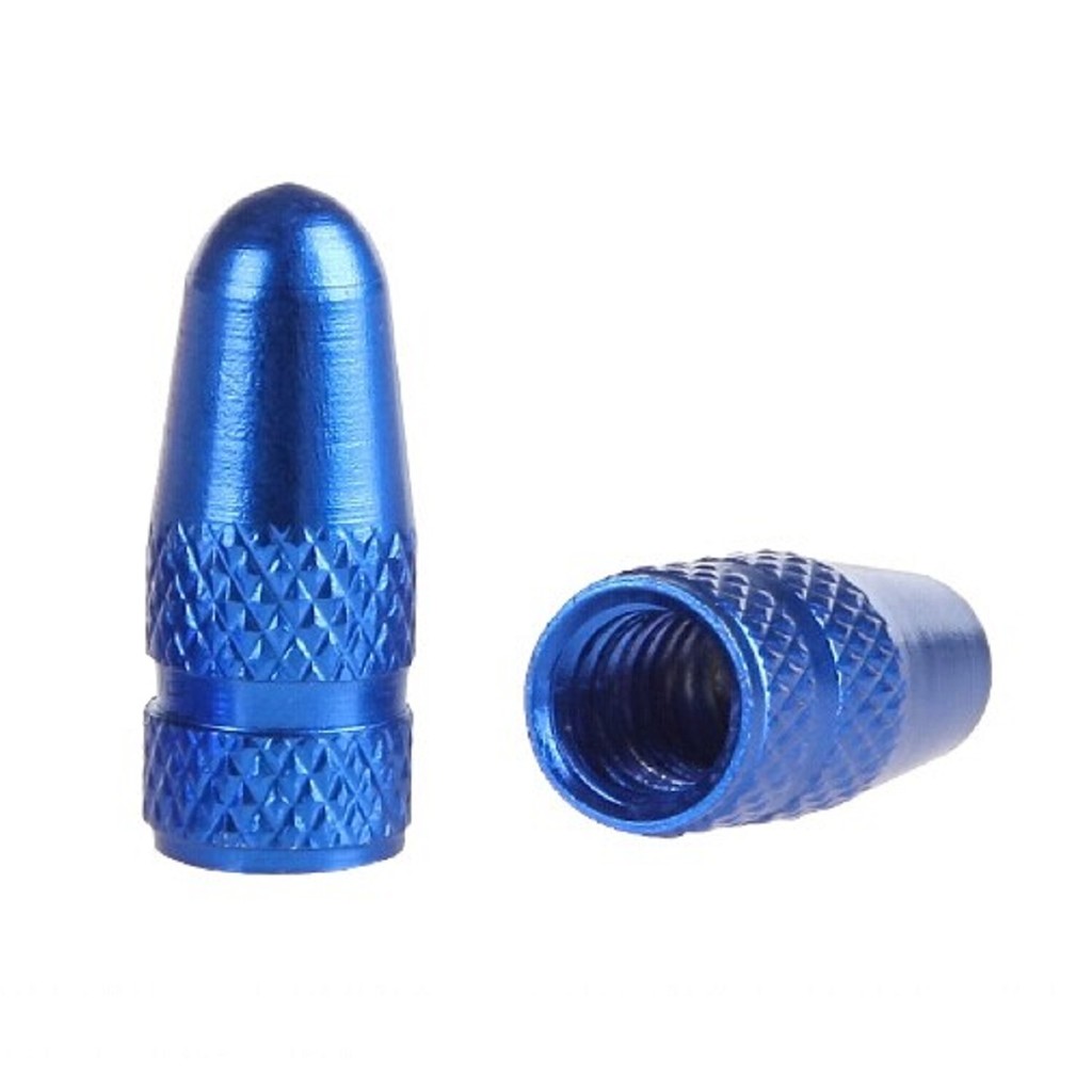 blue presta valve caps