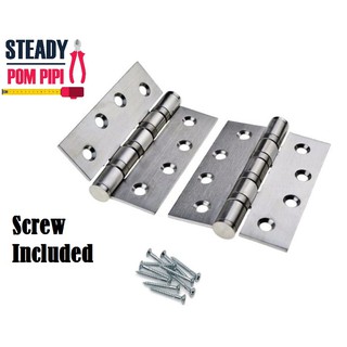 4 HEAVY DUTY STAINLESS STEEL HINGES STEEL HINGES DOOR 4 HEAVY DUTY STAINLESS STEEL HINGES STEEL HINGES DOOR