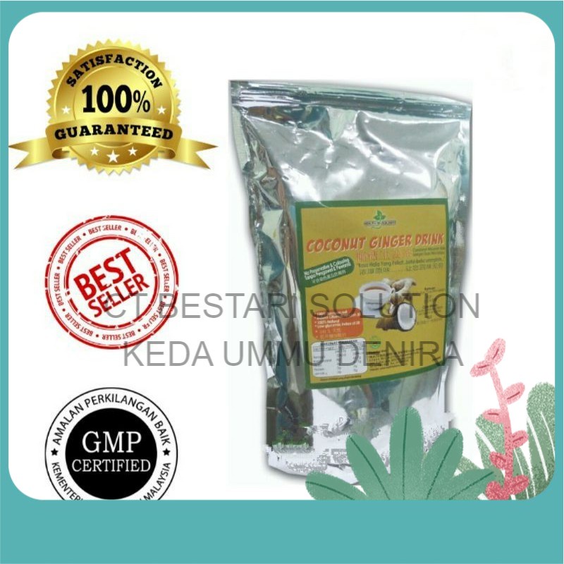 Coconut Ginger Drink (Campuran Minuman Halia Dengan Gula Nira Kelapa