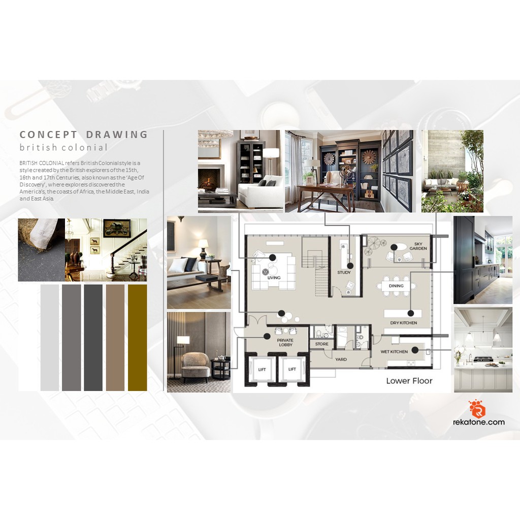 Rekatone Interior Design Concept Drawing Shopee Malaysia