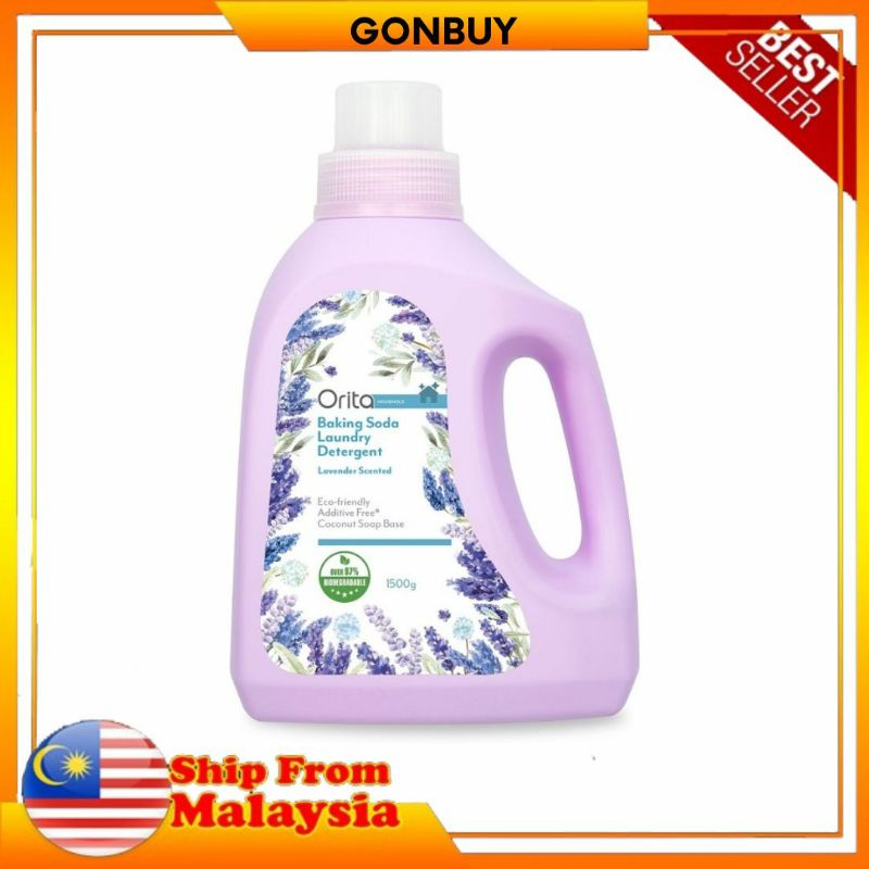 ORITA Baking Soda Laundry Detergent Lavender Scented 1500g Shopee