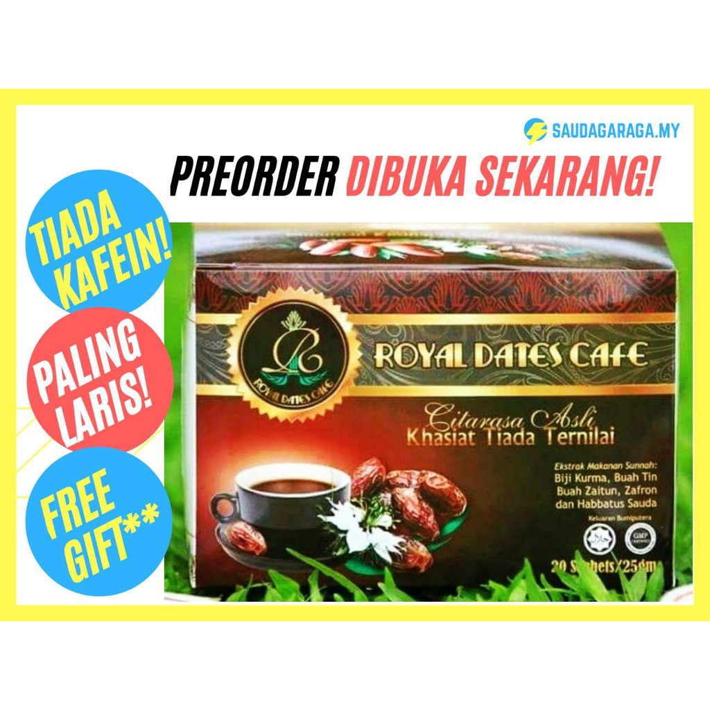 PREORDER Kopi Biji Kurma TANPA KAFEIN NO CAFFEINE Date Seeds Coffee