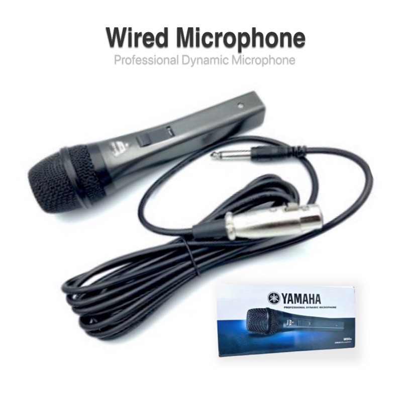 YAMAHA M90s / DM-200S Wired Karaoke Microphone KTV Music Singing Mikrofon nyanyi lagu