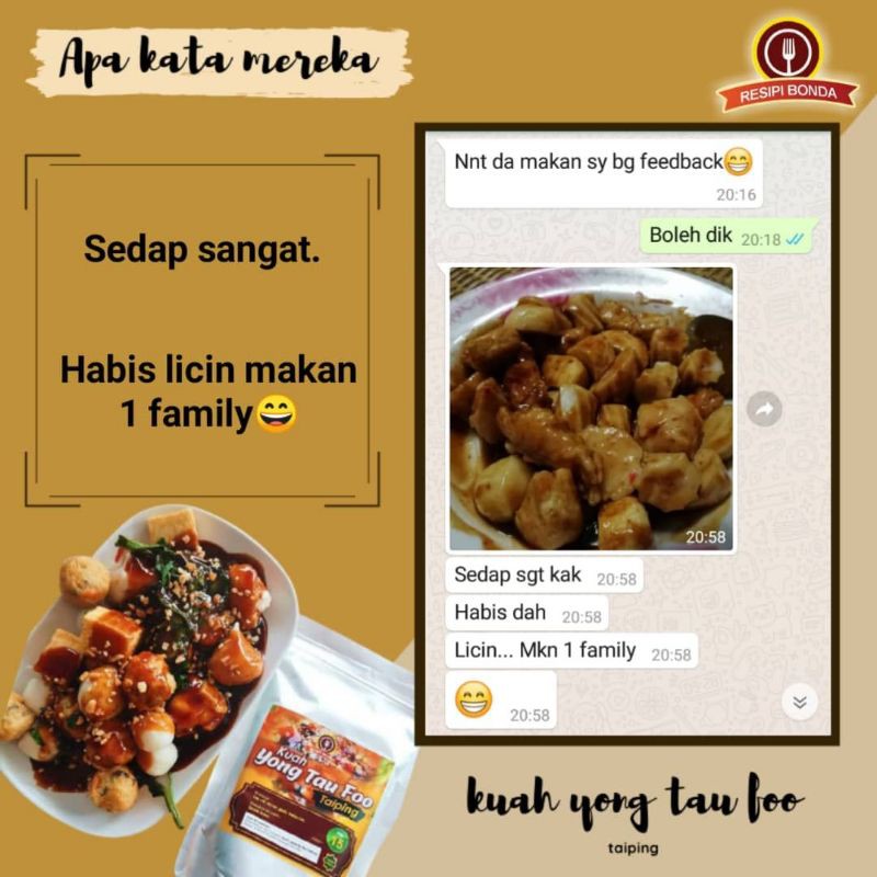 Viral Kuah Yong Tau Foo Instant Sos Pes Yong Tau Fu Taiping Ready To Eat Percuma Kacang Tumbuk Bijan Gift Shopee Malaysia