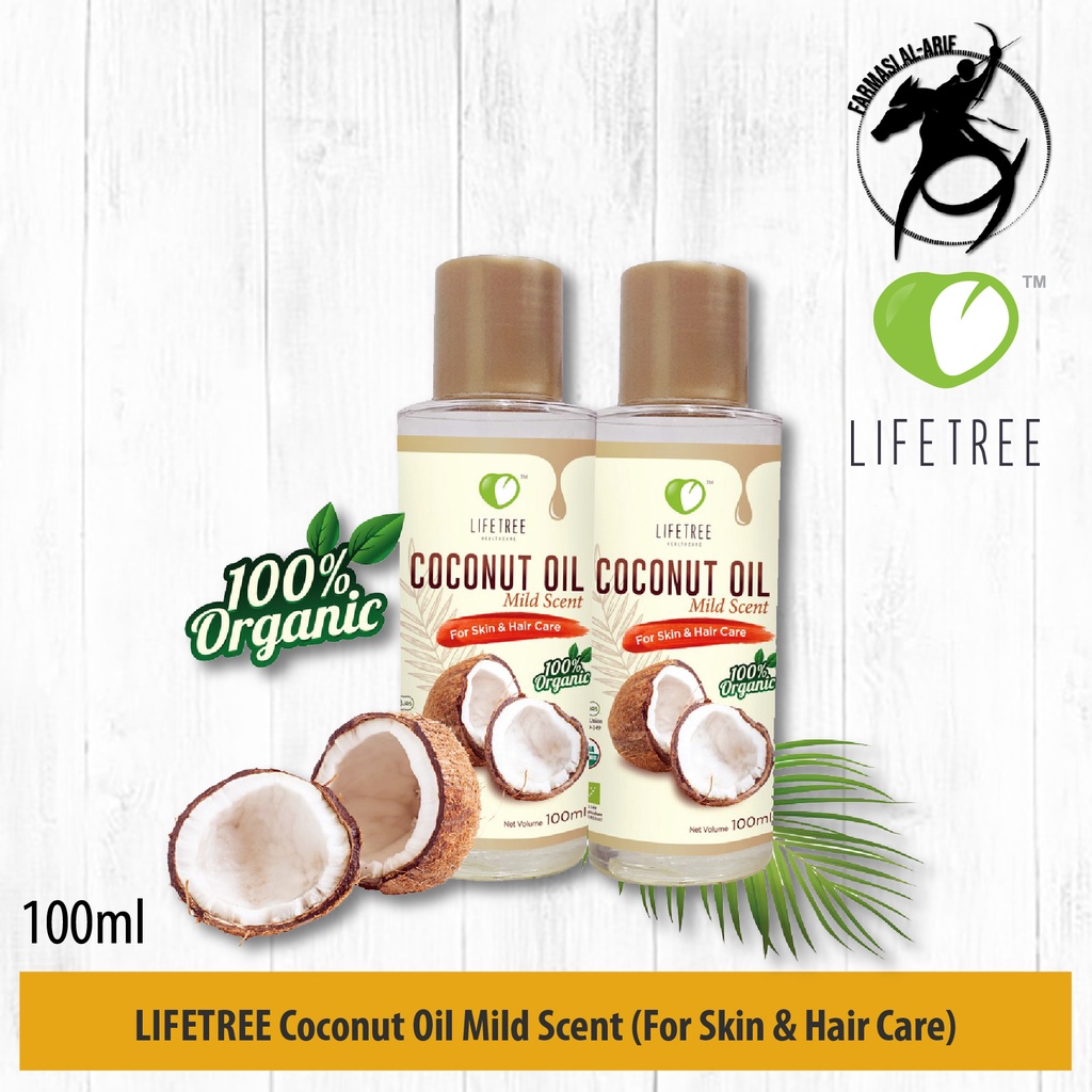LIFETREE Coconut Oil Mild Scent (For Skin & Hair Care) 100ml | Shopee  Malaysia