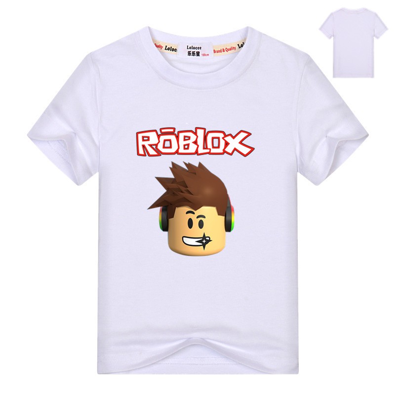 2018 Summer Boys Roblox T Shirt Short Sleeve Children Cartoon Tee Teens Costume Shopee Malaysia - kids boys funny tee eat sleep roblox t shirt summer short sleeve tops gift shirt shopee malaysia