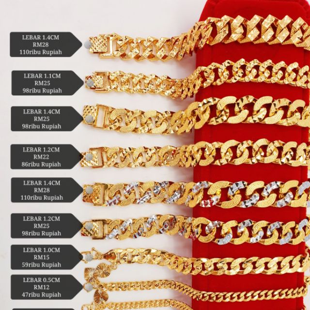New 2022 EMAS BANGKOK GELANG DUNHILL BARU Shine Pung New 2022 EMAS BANGKOK GELANG DUNHILL BARU Shine Pung