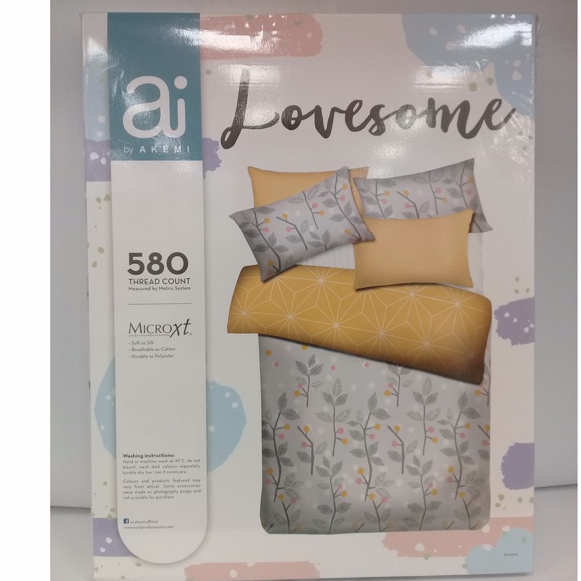 Akemi ai Lovesome Fitted sheet set Shopee Malaysia