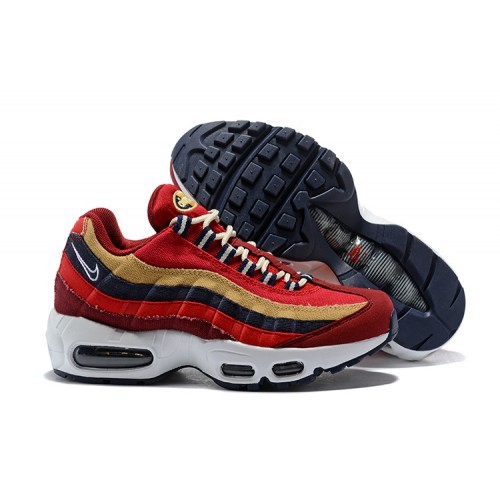 navy blue and red air max 95