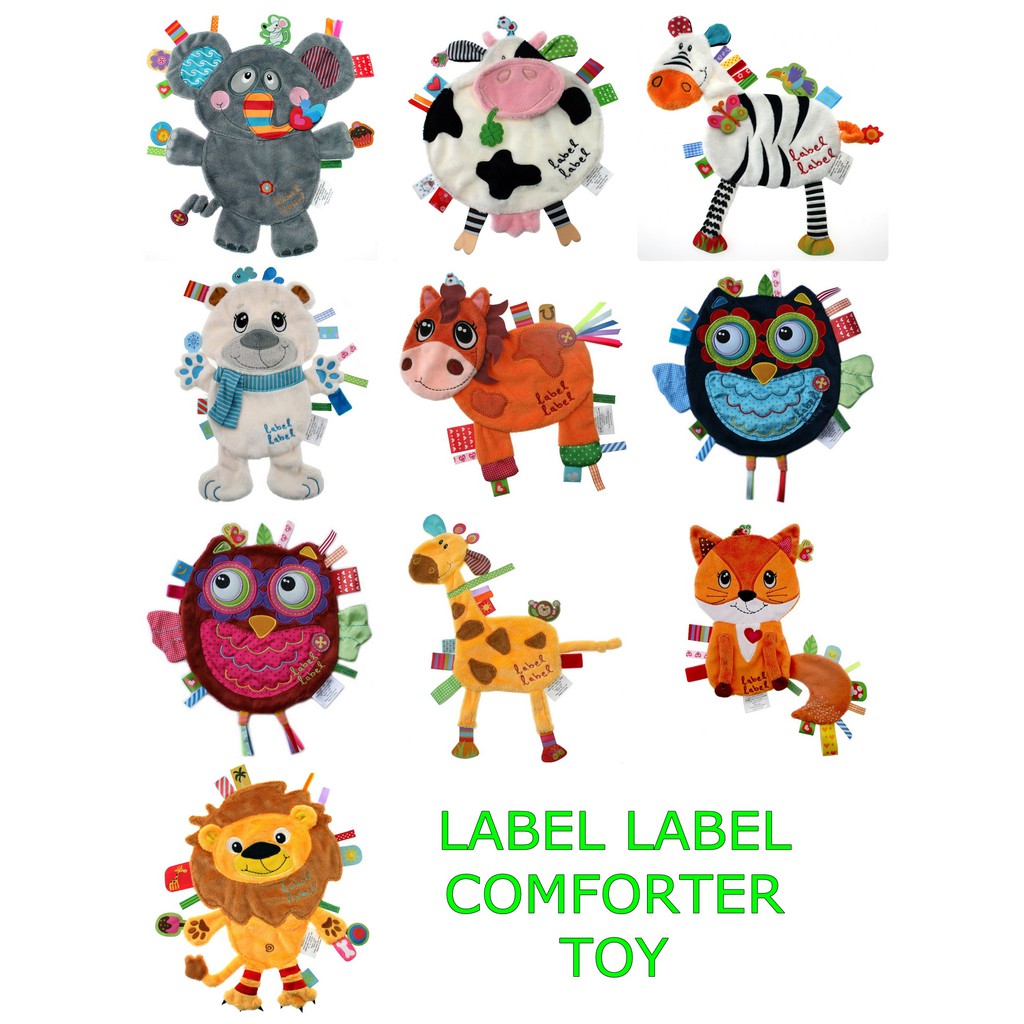 label toy for babies