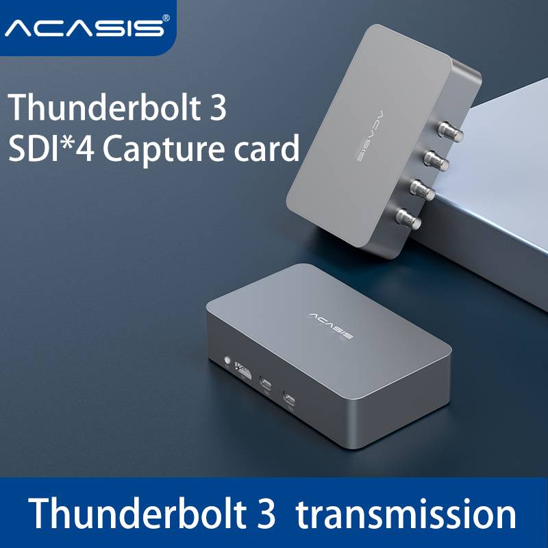 Acasis 4 Channel SDI Thunderbolt 3 external video capture card vMix