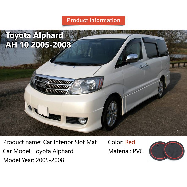 Carguys Toyota Alphard Ah10 2005 2008 Car Interior Slot Mat Shopee Malaysia