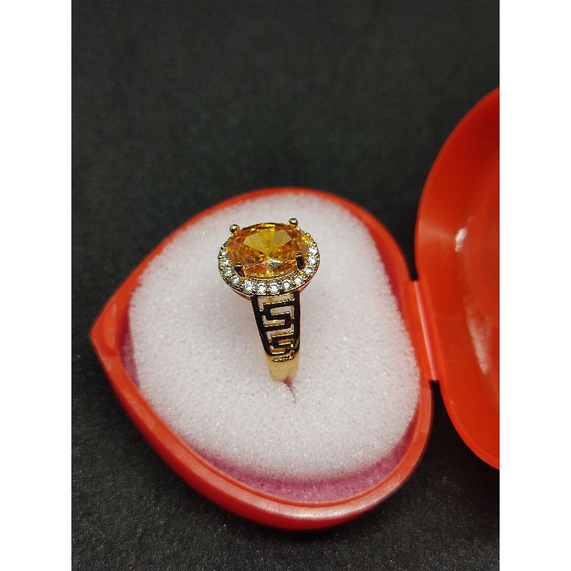 Buy Cincin Emas Korea No1permata Kuning Yg Cantik Seetracker Malaysia