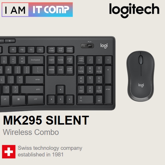 LOGITECH MK295 SILENT WIRELESS KEYBOARD & MOUSE COMBO Shopee Malaysia