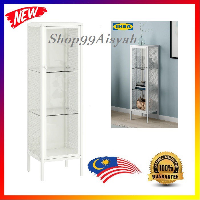 Buy Ready Stock Ikea Baggebo Rack Cabinet With Glass Doors Almari Kaca Seetracker Malaysia