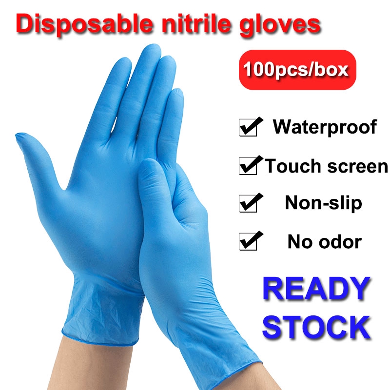 rubber gloves shopee