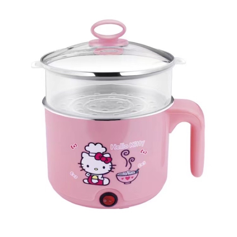 Hello kitty & doreamon Steaming electric skillet