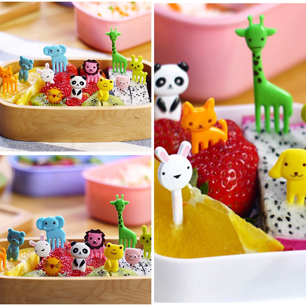10pcs Cute Bento Food Pick Fork | Shopee Malaysia