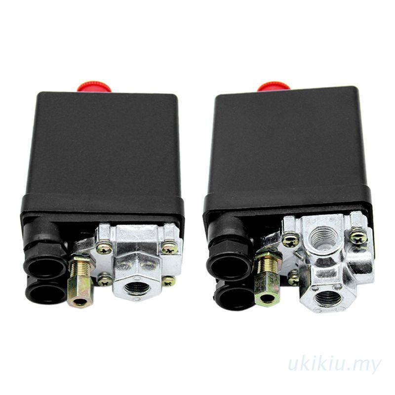 UKI  Heavy Duty Air Compressor Pressure Switch Control Valve 90-120PSI 1/4 Port