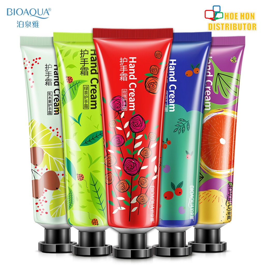 BIOAQUA Hand Cream Grapefruit Raspberry Green Tea 1pc Shopee Malaysia
