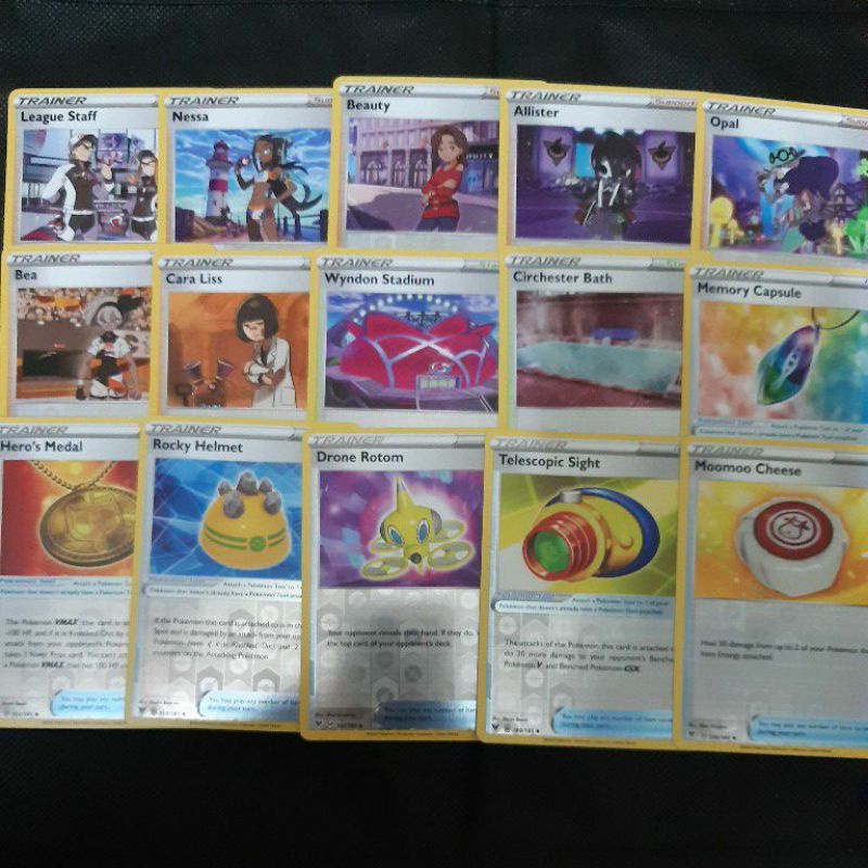 Pokemon Card TCG Vivid Voltage Trainer Nessa/ Beauty/ Allister/ Opal