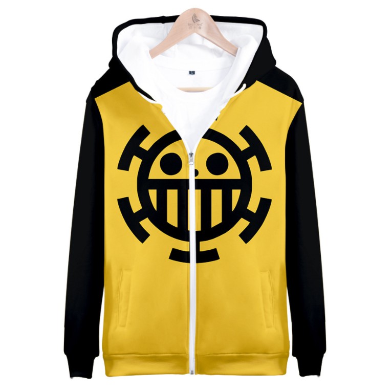 New Fashion Japanese Anime One Piece Trafalgar Law 3d Printed Unisex Hoodie Men S Loose Women S Casual Long Sleeve Hoodie Hooded Sweater Jacket Shopee Malaysia