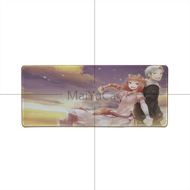 Spice And Wolf Holo Cute Beauty Anime Girls Mouse Pad Gamer Play