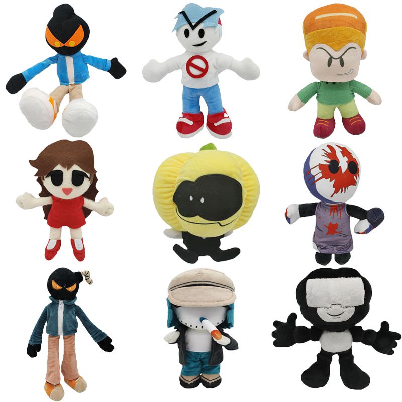 Friday Night Funkin Fnf Plushie Toys Garcello Whitty Spooky Month Skid ...